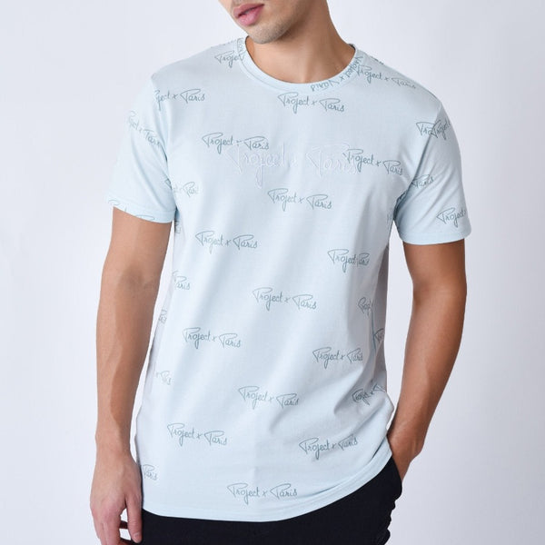 Tee-shirt imprimé signature PXP 2410105 – Noir BK