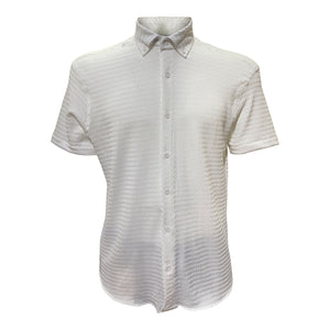 Chemisette a texture Homme Baron 1983 Blanc