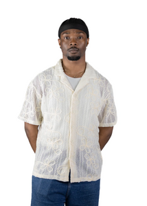 Chemisette en crochet pour homme Hallstarz JK907