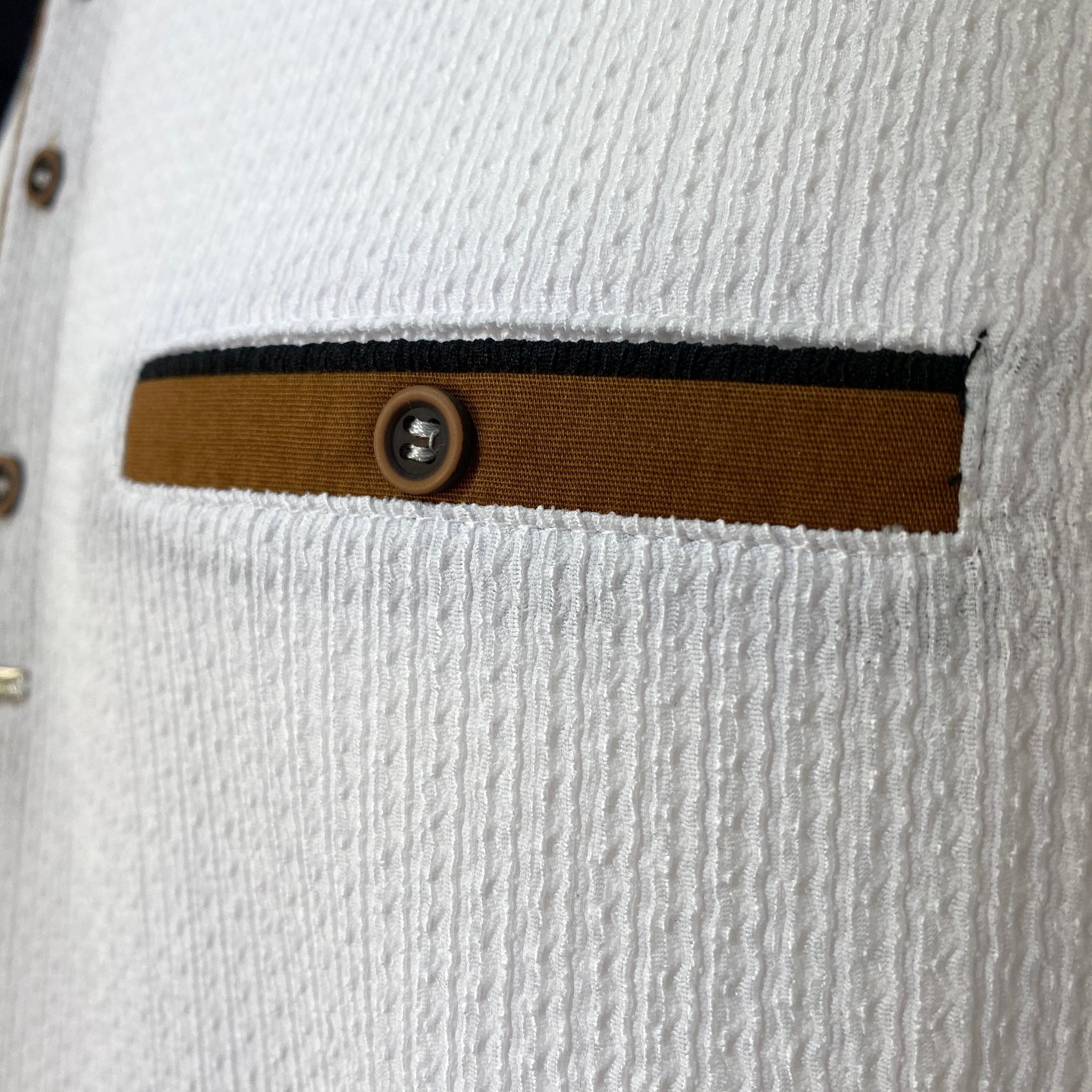 Polo Texturé Gaze de Coton Maxway