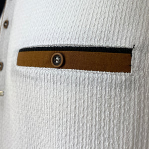 Polo Texturé Gaze de Coton Maxway