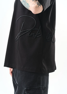 T-shirt oversize Hallstarz « Miss Cool » – imprimé panthere rose Kenya