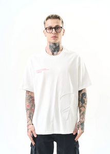 T-shirt oversize Hallstarz « Miss Cool » – imprimé panthere rose Kenya
