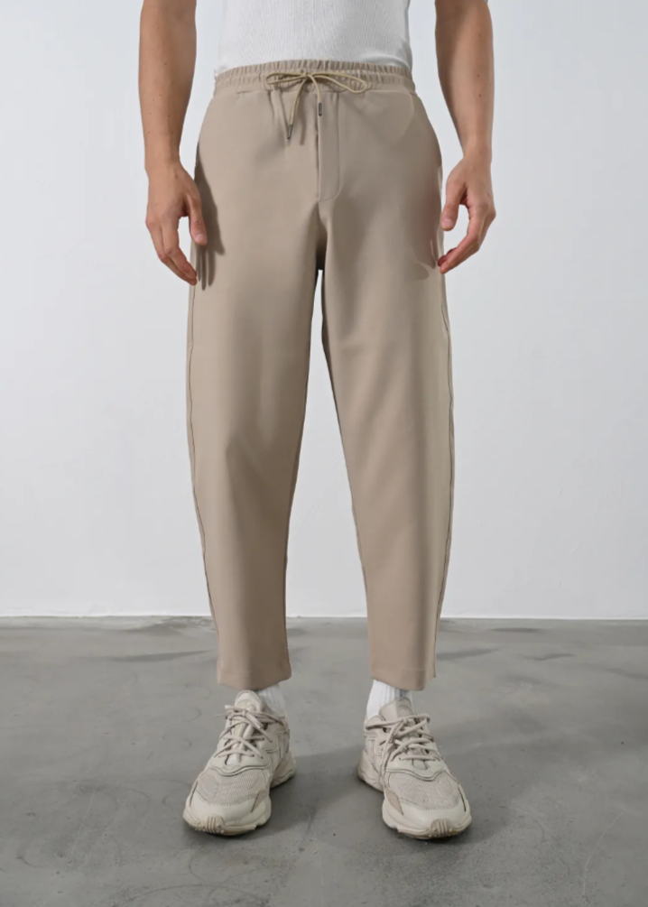 Pantalon fluide homme – coupe droite streetwear chic Hallstarz 1336