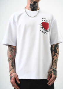 Tshirt Hallstarz Homme Blanc BlaBla