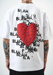 Tshirt Hallstarz Homme Blanc BlaBla