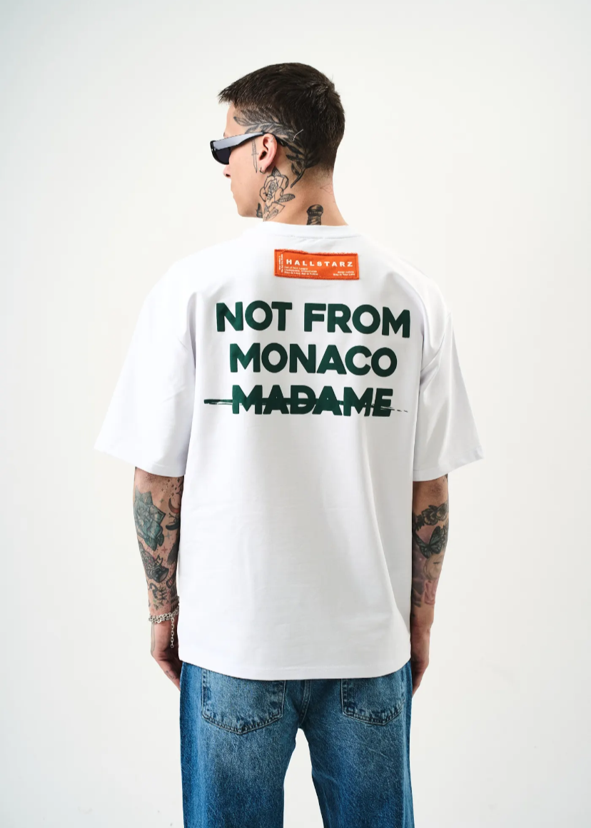 T-shirt oversize homme Hallstarz – Not From Monaco Madame Sako