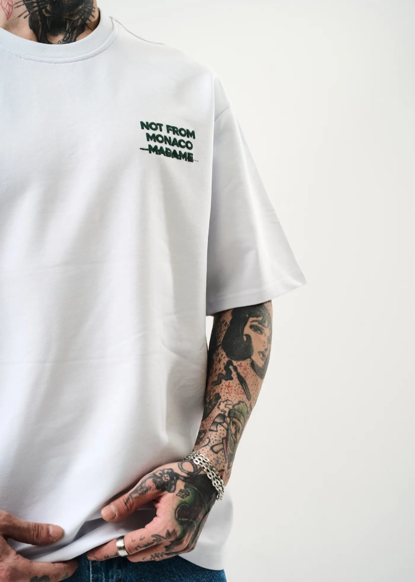 Tshirt Hallstarz Homme Not From Monaco Noir