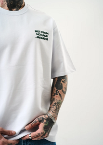 Tshirt Hallstarz Homme Not From Monaco Noir