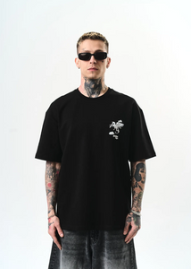 Tshirt Hallstarz Homme Pegasus Noir