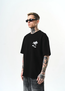 Tshirt Hallstarz Homme Pegasus Noir