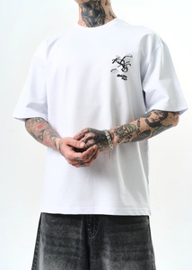 Tshirt Hallstarz Homme Pegasus Blanc