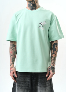 Tshirt Hallstarz Homme Pegasus Vert Menthe