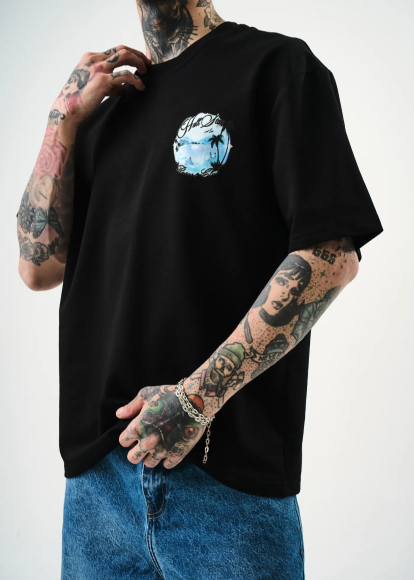 Tshirt Hallstarz Bali Noir