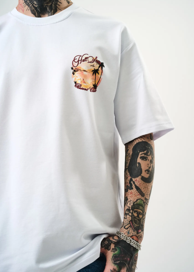 Tshirt Hallstarz Homme Bali Blanc