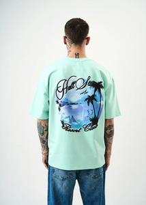 Tshirt Hallstarz Homme Bali Vert Menthe