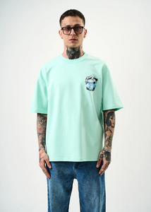 Tshirt Hallstarz Homme Bali Vert Menthe