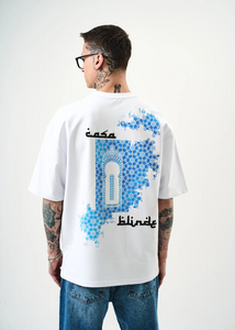 Tshirt Oversize Homme Blanc Hallstarz ENZO