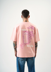Tshirt Oversize Homme Rose Hallstarz ENZO