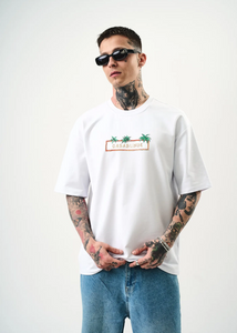 Tshirt Homme Casablinde Hallstarz Blanc