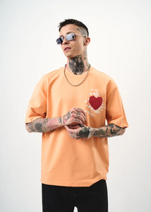 Tshirt Hallstarz BlaBla Orange