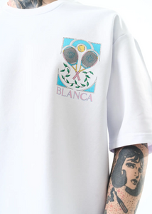 Tshirt Homme Hallstarz Blanca Raquettes Blanc