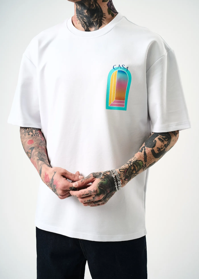 Tshirt Homme Hallstarz Blanca Arche Blanc