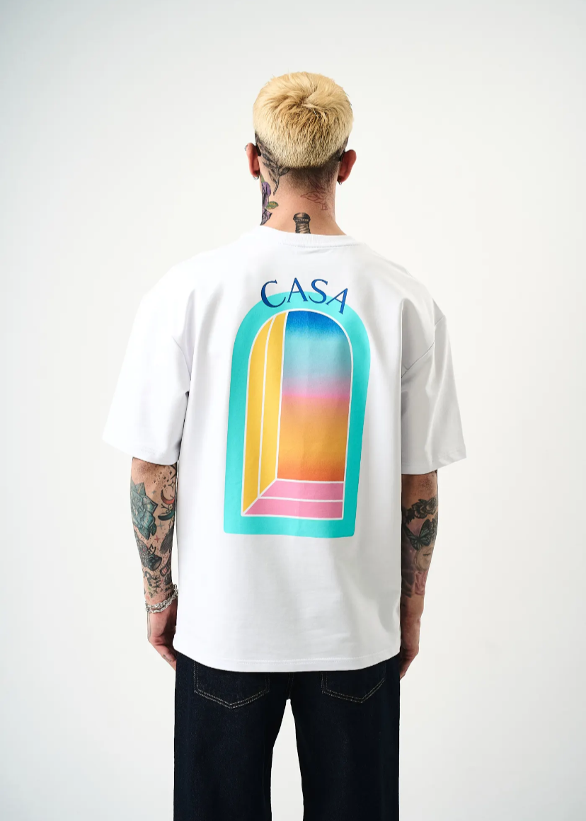 Tshirt Homme Hallstarz Blanca Arche Blanc