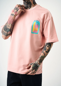 Tshirt Homme Hallstarz Blanca Arche Bleu Rose