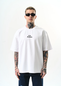 Tshirt Homme Hallstarz ByeBye Dubai Blanc