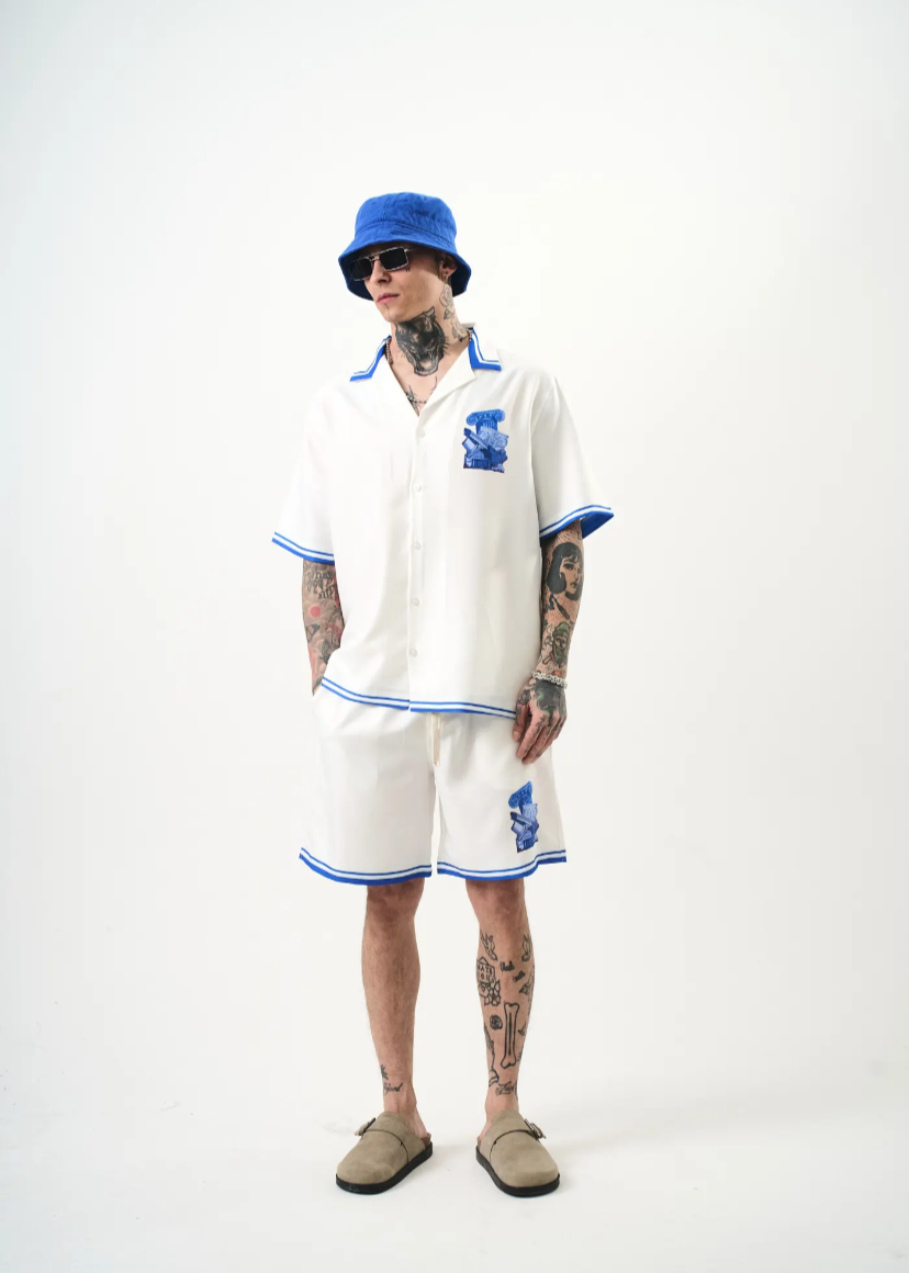 Ensemble Chemise et Short Colonne Hallstarz 1591