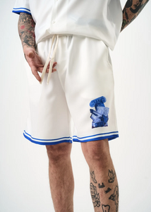 Ensemble Homme Chemise Short Hallstarz Bleu