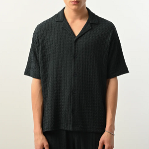 Chemise texturée légère à manches courtes Marrakech 2404