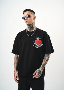 Tshirt Oversize Homme Bla Bla Noir