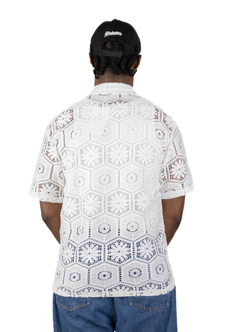 Chemise crochet à manches courtes - Hallstarz JK909