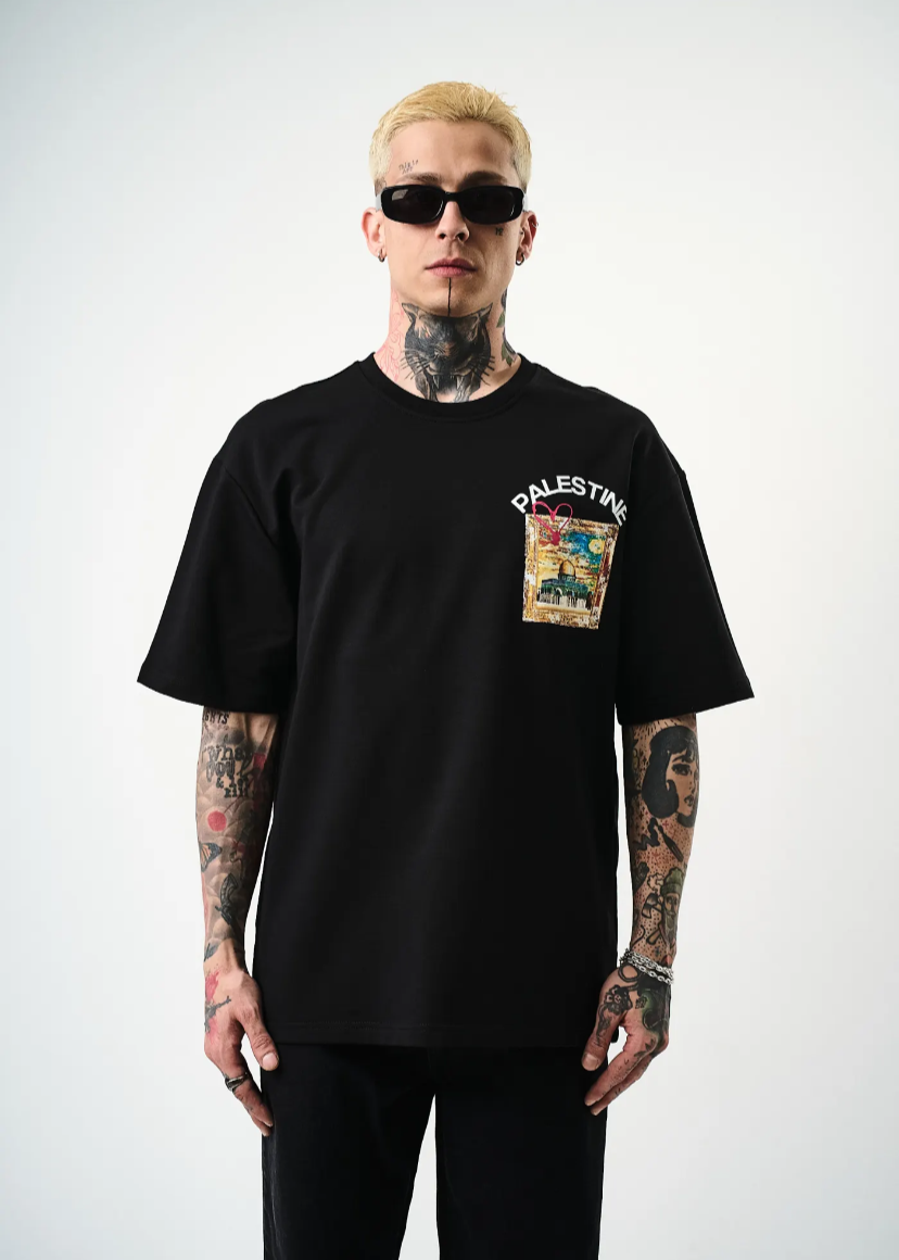 T-shirt noir imprimé Jack & Jones | Destock Jeans T-shirt noir imprimé Jack & Jones | Destock Jeans
