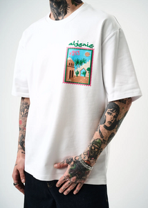 T-shirt Homme Oversize imprimé "Algerie" Hallstarz 1611