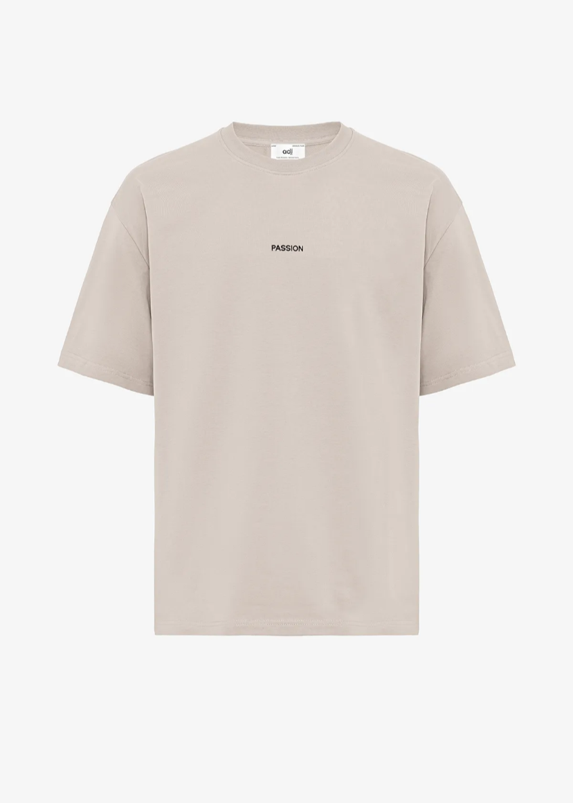 Tshirt Fleur Passion ADJ Beige