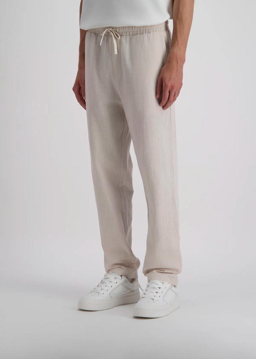 Pantalon Effet lin Beige ADJ
