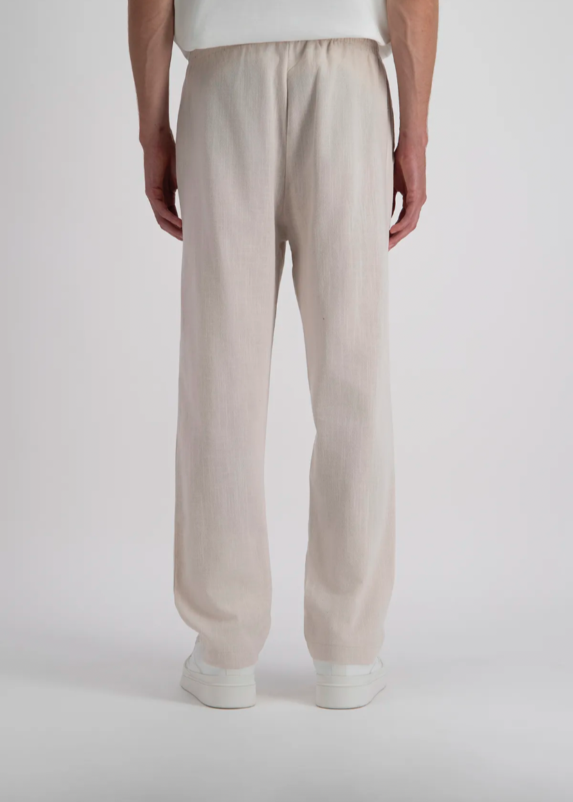 Pantalon Effet lin Beige ADJ
