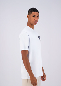 Tshirt Oversize Coeur ADJ Blanc Gris