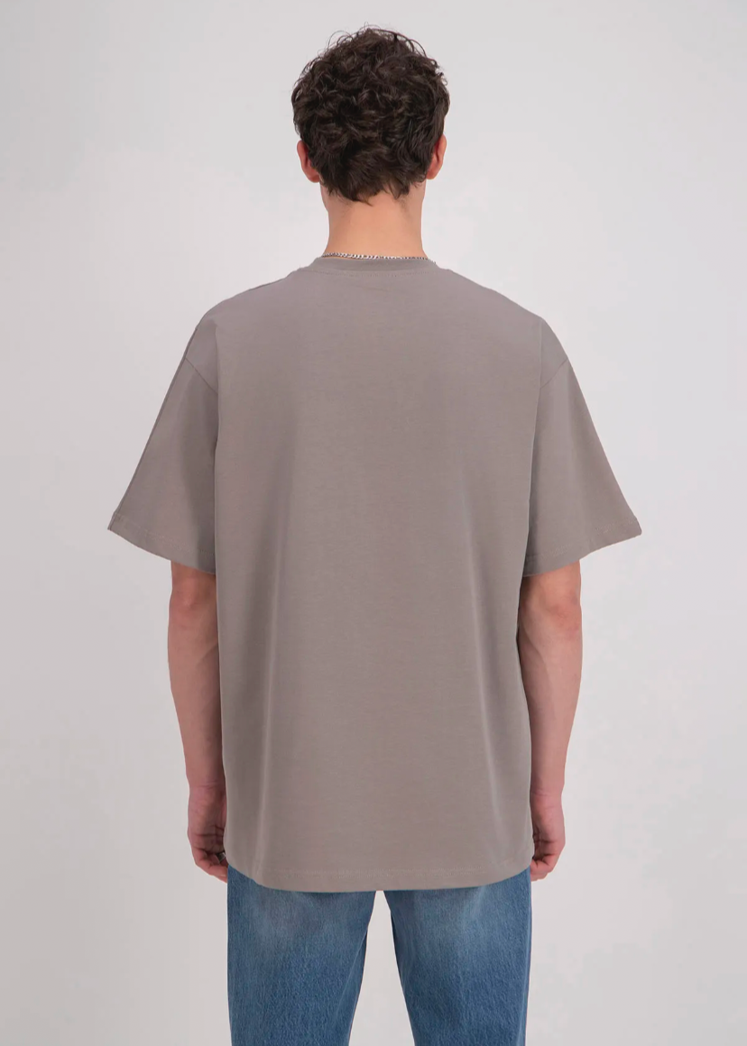 Tshirt Oversize Coeur ADJ Marron Blanc