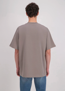 Tshirt Oversize Coeur ADJ Marron Blanc