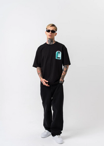 Tshirt Oversize Homme CASA Hallstarz Noir