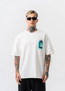 Tshirt Oversize Homme CASA Hallstarz Blanc