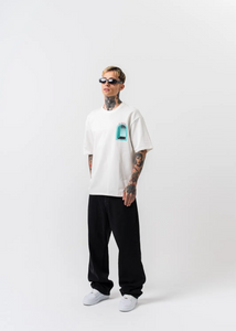 Tshirt Oversize Homme CASA Hallstarz Blanc