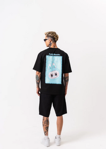 Tshirt oversize Homme Labubu Noir Hallstarz