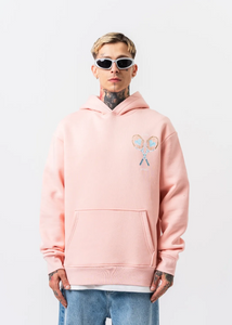 Sweat a Capuche Oversize Homme Casa Sport Rose Hallstarz