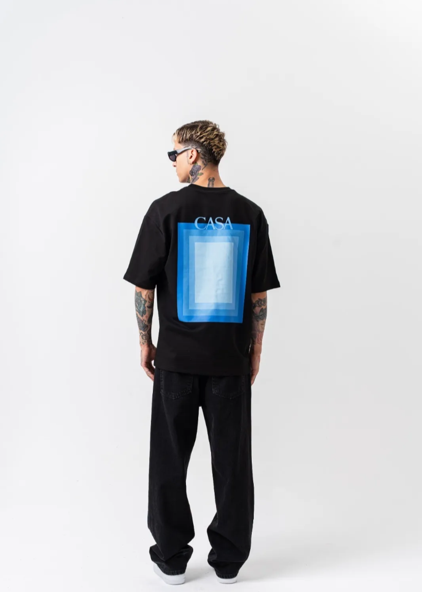 Tshirt Casa Oversize Noir Hallstarz