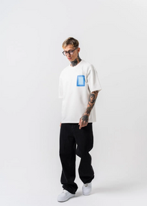 Tshirt Casa Oversize Blanc Hallstarz